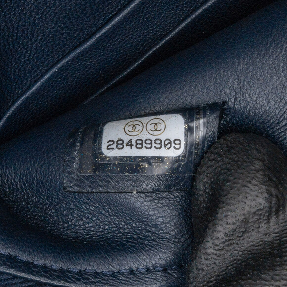 Auth Chanel Quilted 31 Clutch Blue Dark #168256C17B - Picture 5 of 10